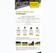 Kleine Seitenvorschau von muenzinghof.de
