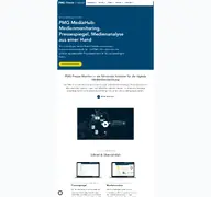 Kleine Seitenvorschau von pressemonitor.de