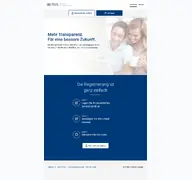 Kleine Seitenvorschau von versichertenportal.bvk-zusatzversorgung.de