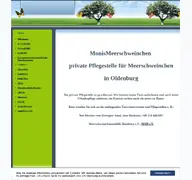 Kleine Seitenvorschau von monismeerschweinchen.de