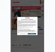Kleine Seitenvorschau von freundin-abo.de