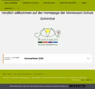 Kleine Seitenvorschau von montessori-schoenthal.de