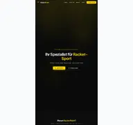 Kleine Seitenvorschau von racketpoint.de