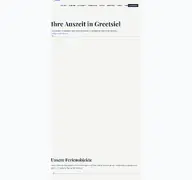 Kleine Seitenvorschau von greetsiel-auszeit.de