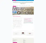 Kleine Seitenvorschau von orthopaede-bogenhausen.de