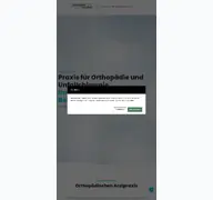 Kleine Seitenvorschau von orthopaedie-burg.de
