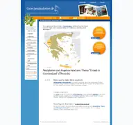 Kleine Seitenvorschau von griechenlandreise.de