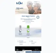 Kleine Seitenvorschau von mum-deo.de