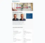 Kleine Seitenvorschau von orthopraxis-amberg.de