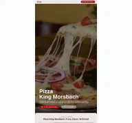 Kleine Seitenvorschau von pizzaking-morsbach.de