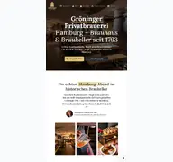 Kleine Seitenvorschau von groeninger-hamburg.de