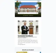 Kleine Seitenvorschau von dermbach.de