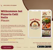 Kleine Seitenvorschau von pizzeria-celli-italia.de