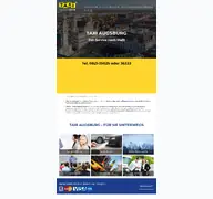 Kleine Seitenvorschau von taxi-augsburg.de