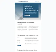 Kleine Seitenvorschau von austrittshilfe.ch