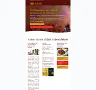 Kleine Seitenvorschau von ashish-restaurant.de
