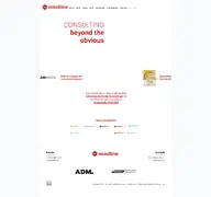Kleine Seitenvorschau von mindline.de