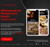 Kleine Seitenvorschau von pizzeria-zaza-jasmin.de