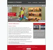 Kleine Seitenvorschau von museen-in-hessen.de