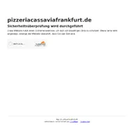 Kleine Seitenvorschau von pizzeriacassaviafrankfurt.de