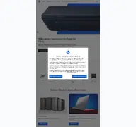 Kleine Seitenvorschau von hp.com