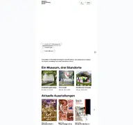 Kleine Seitenvorschau von museum-gestaltung.ch