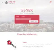 Kleine Seitenvorschau von ebner-gruppe.de