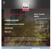Kleine Seitenvorschau von esch-technik.at
