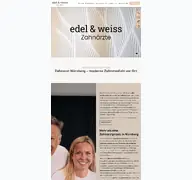 Kleine Seitenvorschau von edelweiss-praxis.de