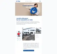 Kleine Seitenvorschau von lebenshilfe-halle.de