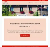 Kleine Seitenvorschau von museumsland.de