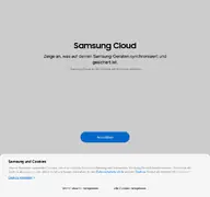 Kleine Seitenvorschau von samsungcloud.com