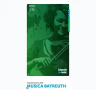 Kleine Seitenvorschau von musica-bayreuth.de