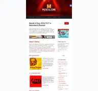 Kleine Seitenvorschau von musicalzone.de