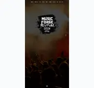 Kleine Seitenvorschau von musicforgefestival.de