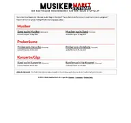 Kleine Seitenvorschau von musikermarkt-stuttgart.de