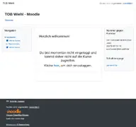 Kleine Seitenvorschau von moodle.tob-wiehl.de