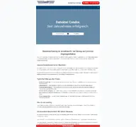 Kleine Seitenvorschau von detectivecondor.de
