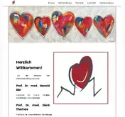 Kleine Seitenvorschau von herzaerzte.de