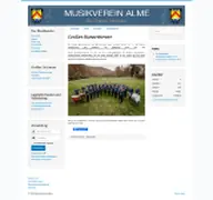 Kleine Seitenvorschau von musikverein-alme.de