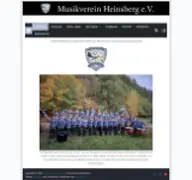 Kleine Seitenvorschau von musikverein-heinsberg.de