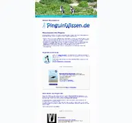Kleine Seitenvorschau von pinguinwissen.de