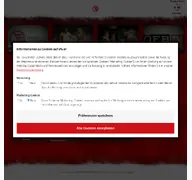 Kleine Seitenvorschau von sfv.at