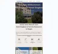 Kleine Seitenvorschau von hotel-siegboot.de