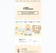 Kleine Seitenvorschau von babyspezialist.de