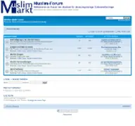 Kleine Seitenvorschau von muslim-markt-forum.de