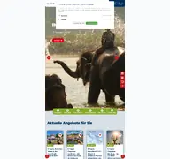 Kleine Seitenvorschau von thv-reisen.at