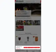Kleine Seitenvorschau von herbach.de
