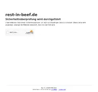 Kleine Seitenvorschau von rest-in-beef.de