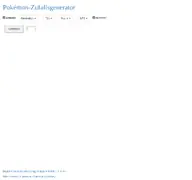 Kleine Seitenvorschau von zufallspokemon.de